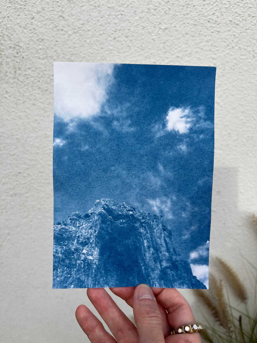 Cyanotype #1 - Mountains (small)