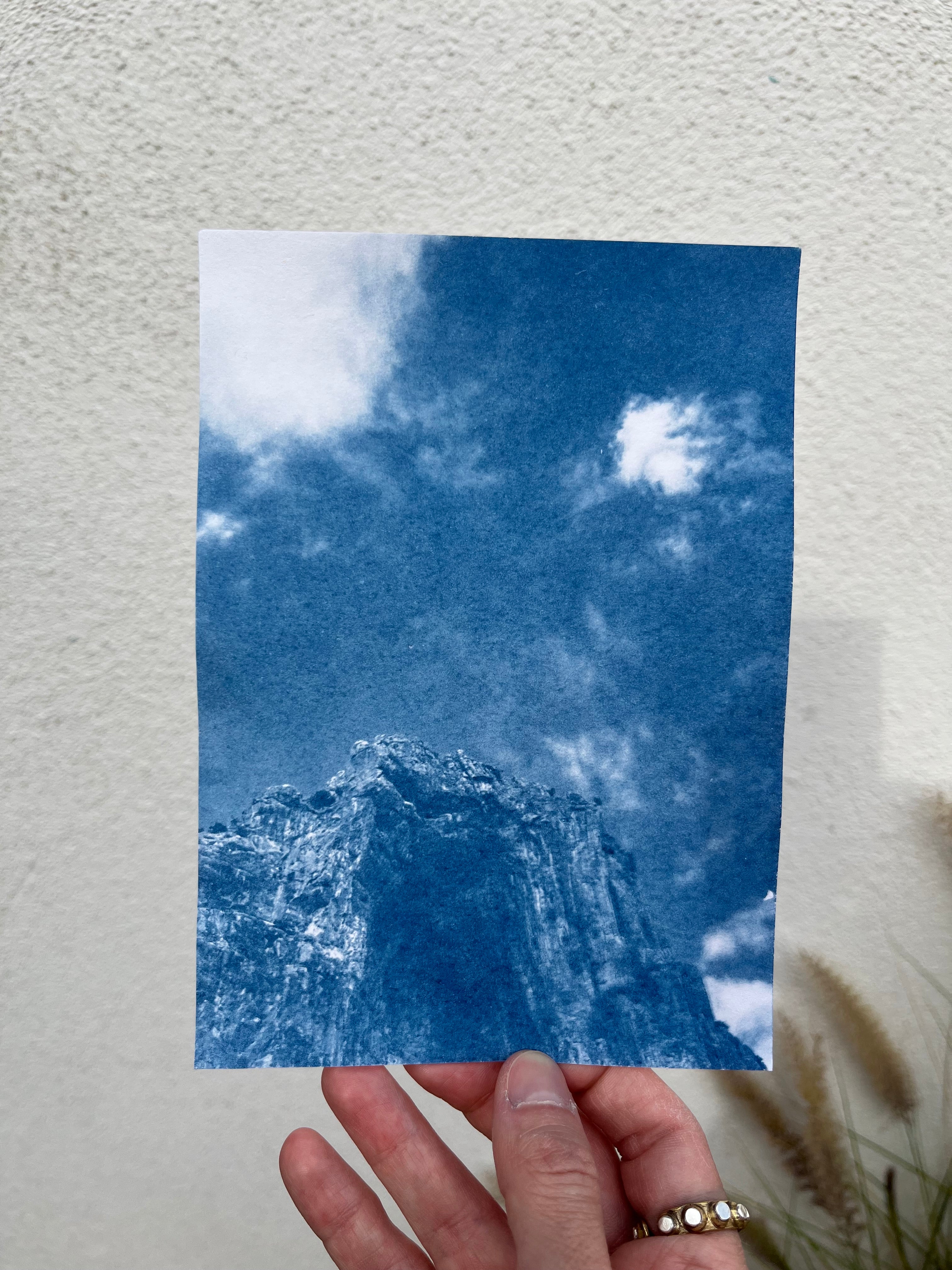 Cyanotype #1 - Mountains (small)