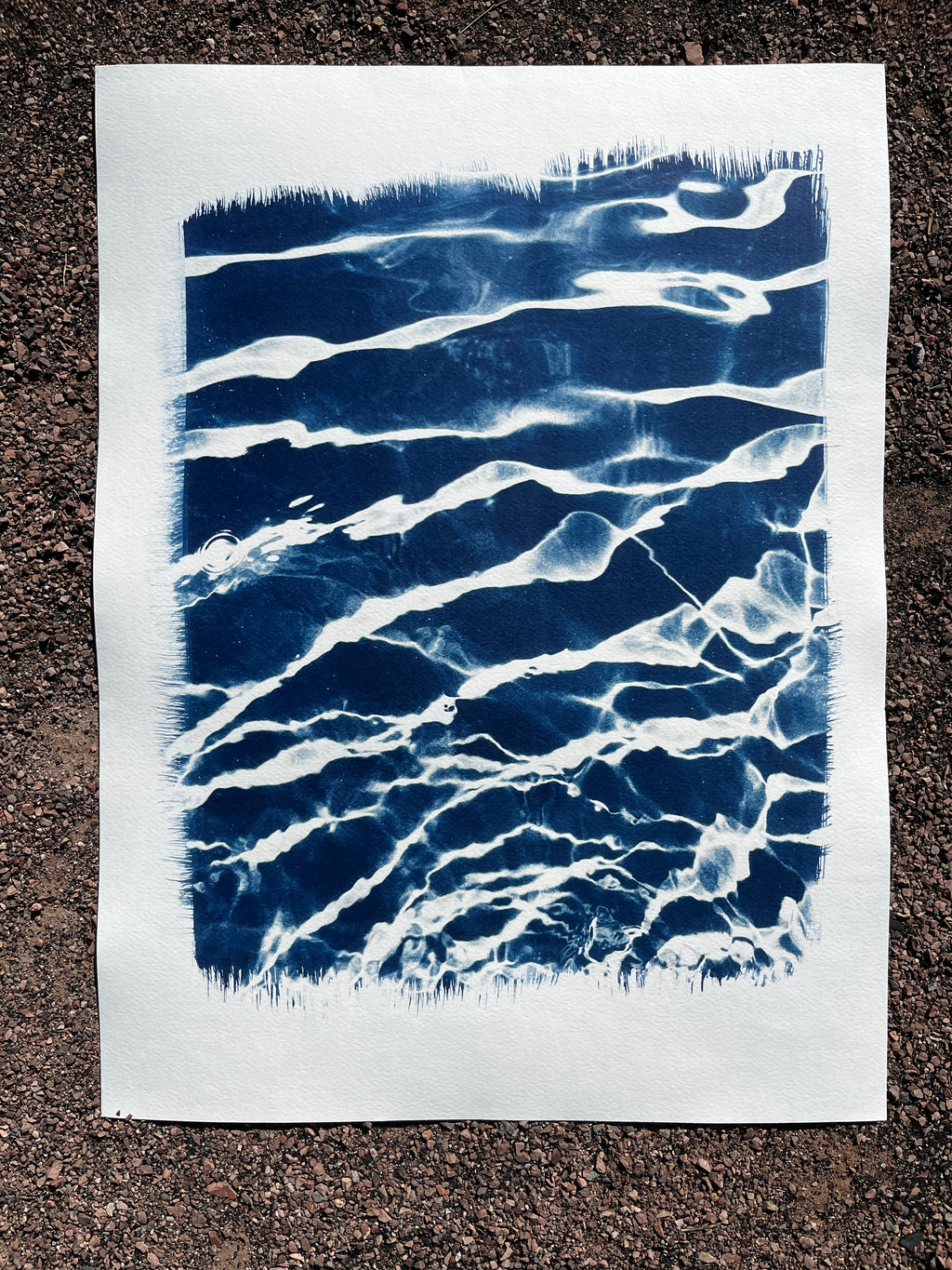 Cyanotype #2 - Water (Maxi size)