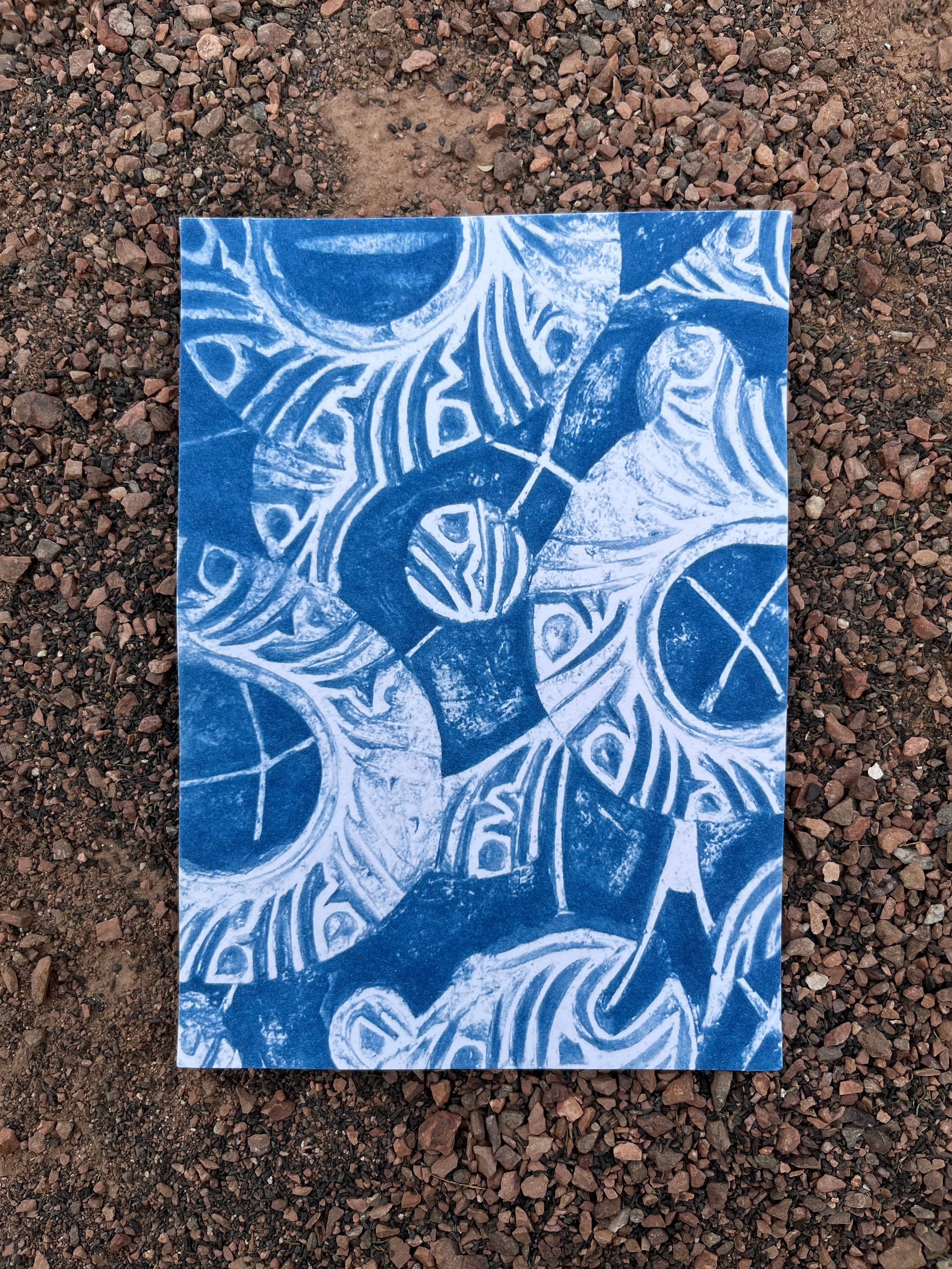 Cyanotype #1 - Flow (small)