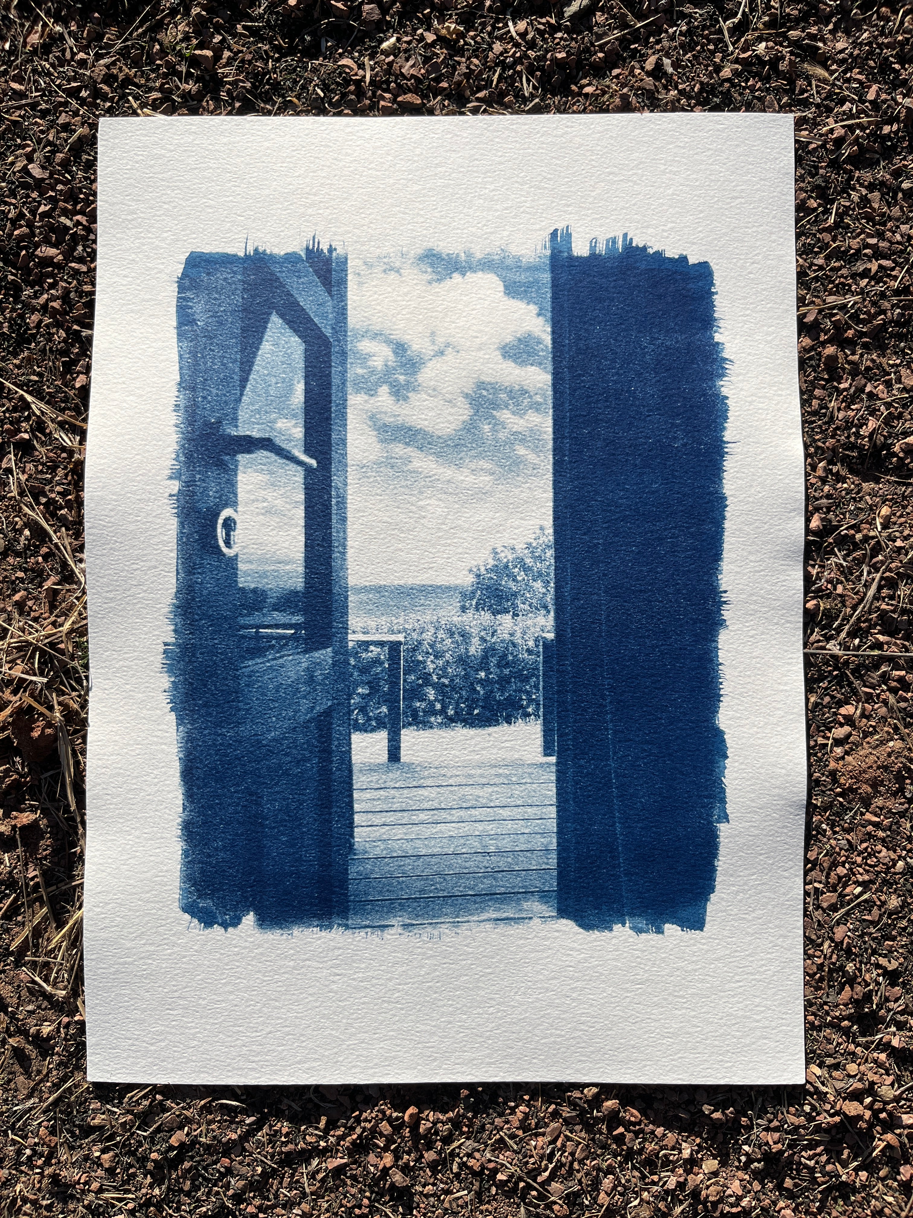 Cyanotype #2 - Through the Door