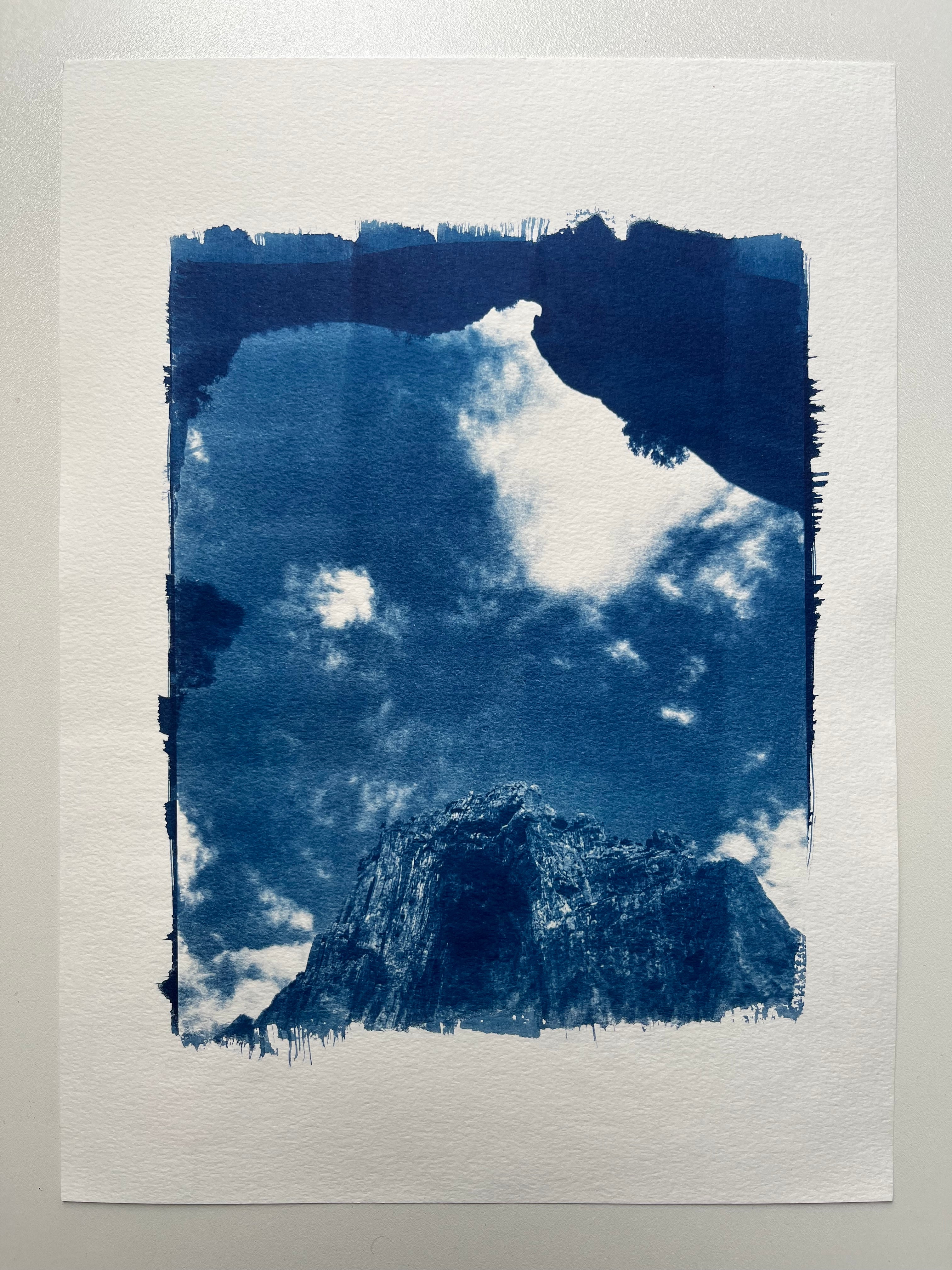Cyanotype #1 - Mountains