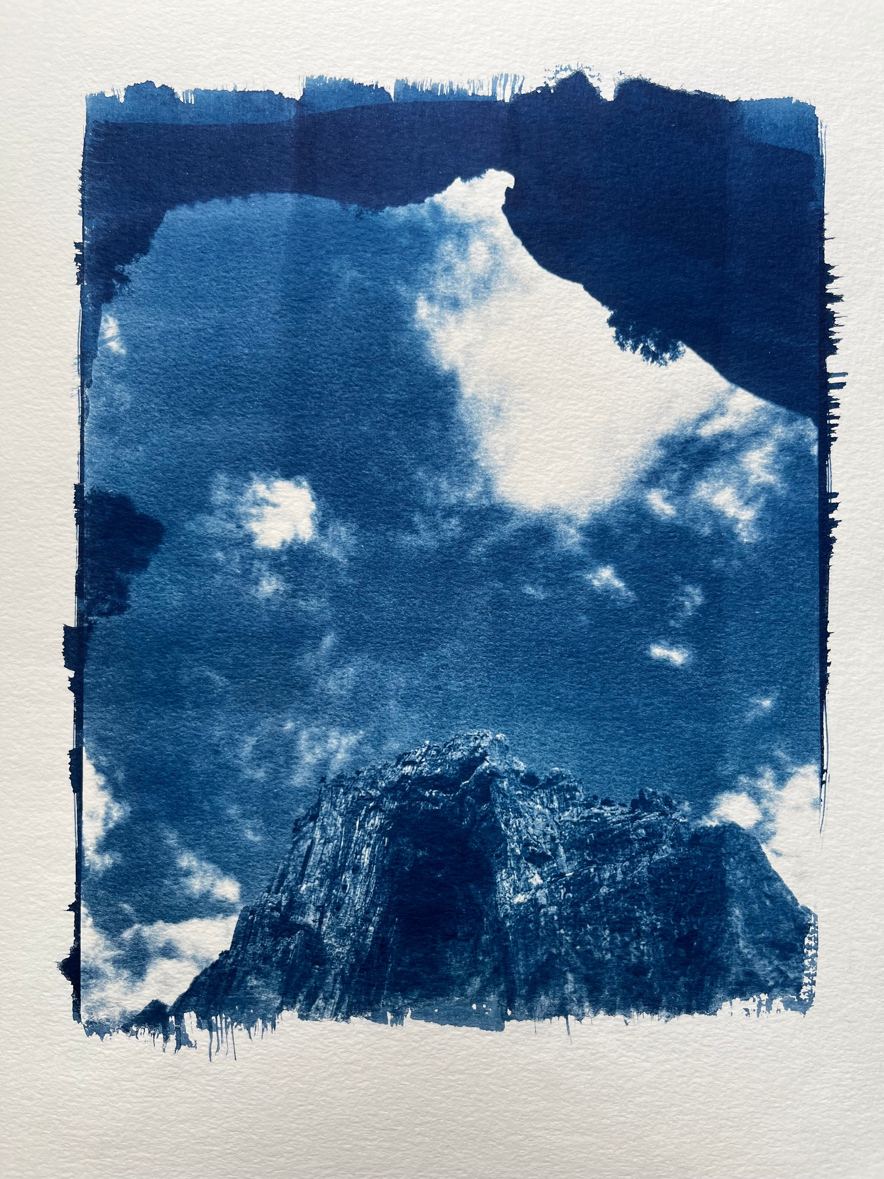 Cyanotype #1 - Mountains
