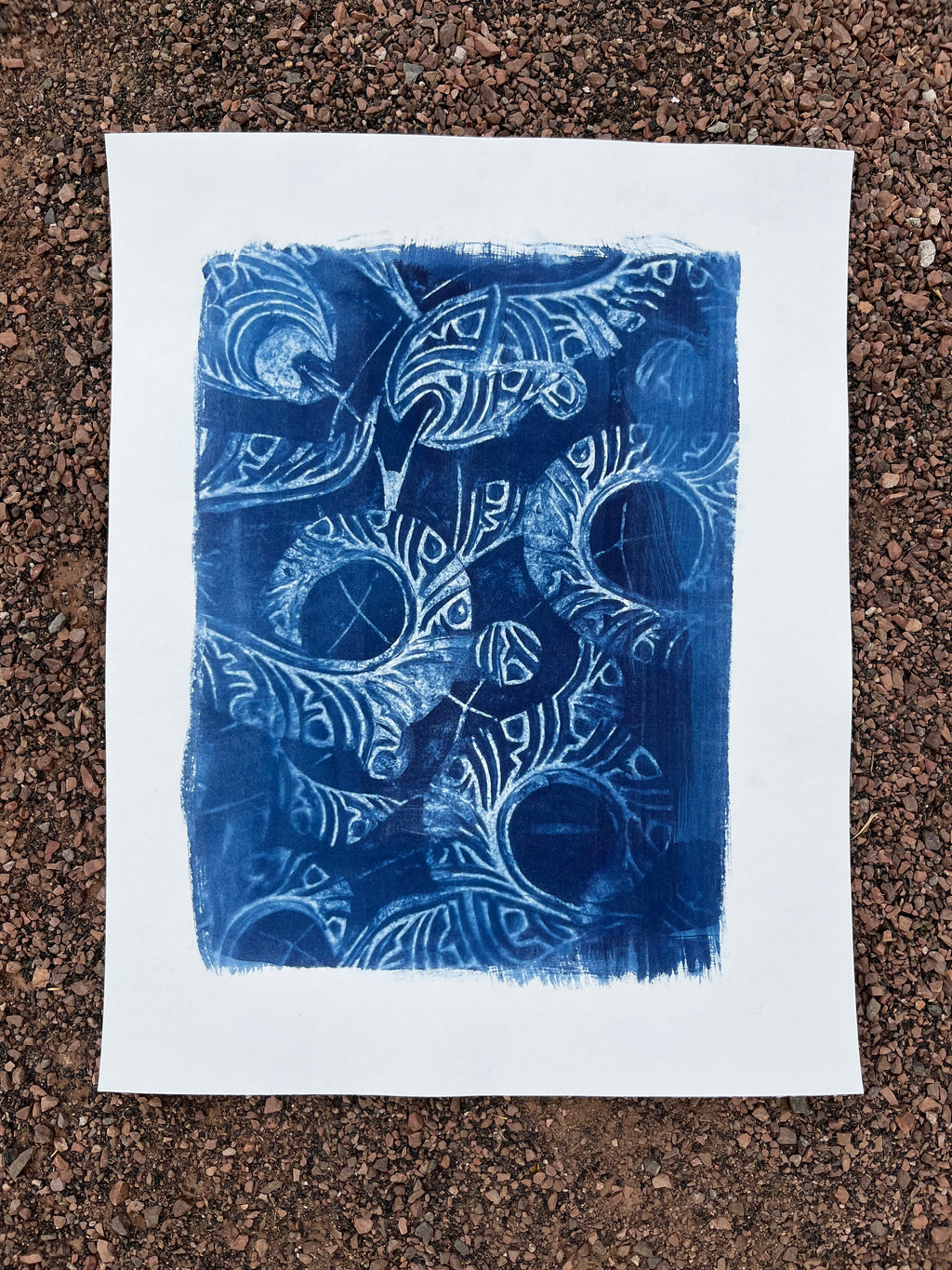 Cyanotype #1 - Flow