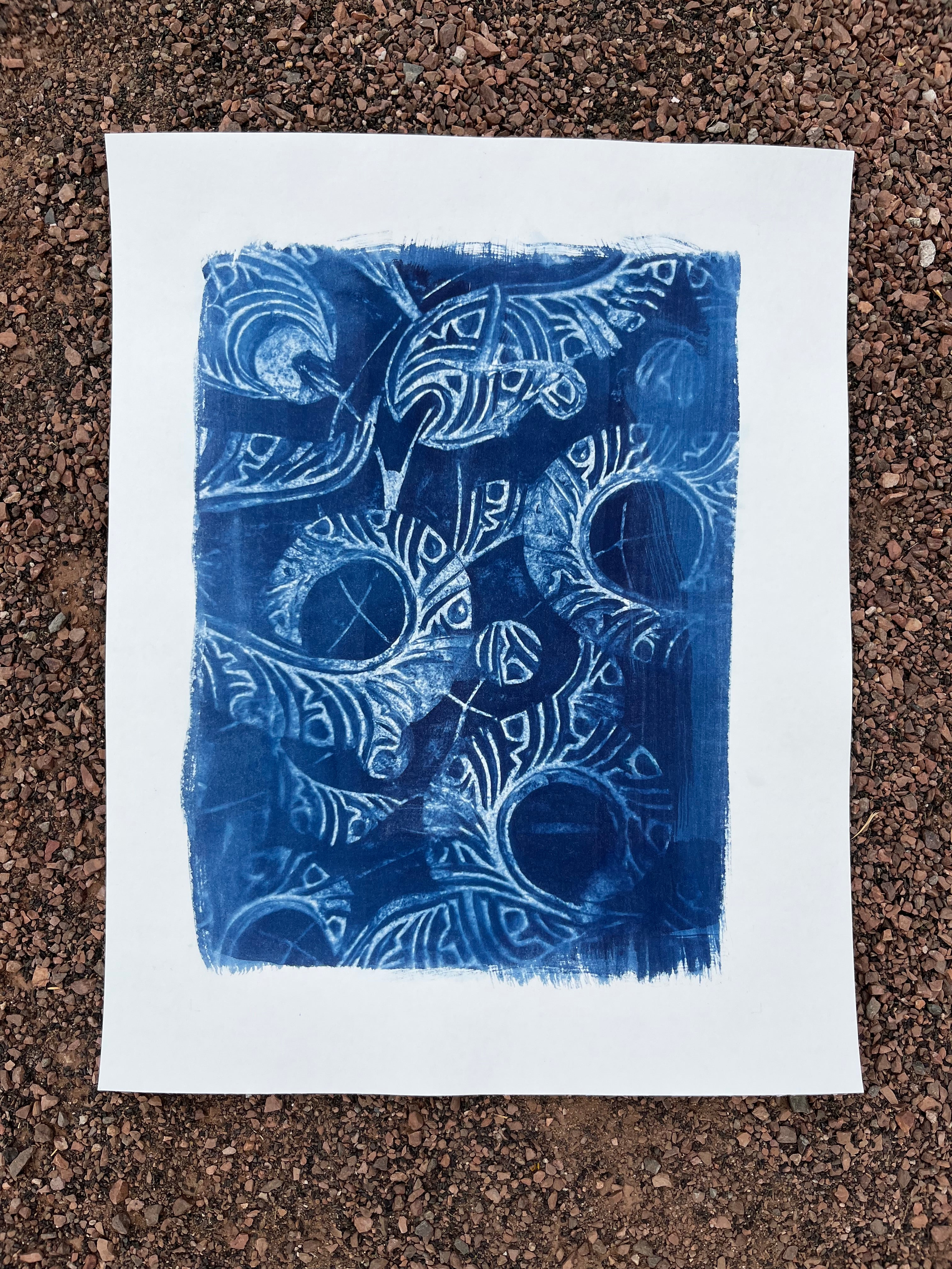 Cyanotype #1 - Flow