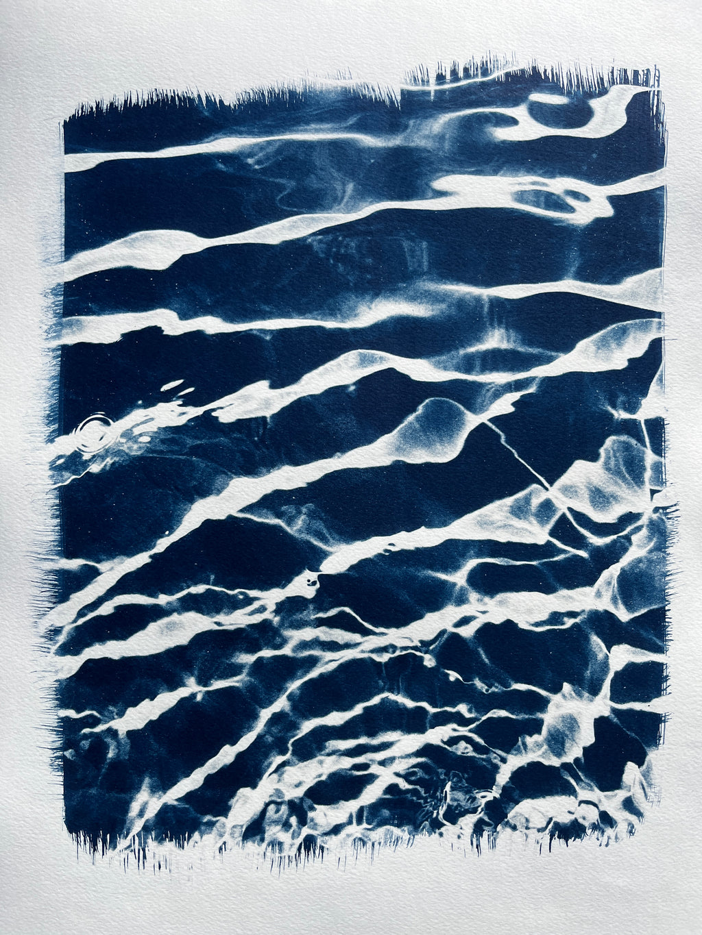Cyanotype #2 - Water (Maxi size)